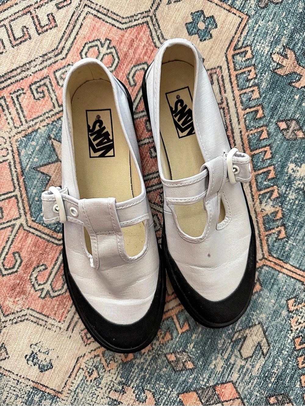 Vans Style 93 Mary Jane Sneakers silver & Black US 9